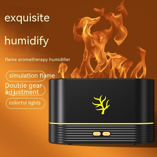 Flame Humidifier USB Smart Timing LED Electric Aroma Diffuser Simulation Fire Night Lamp Home Decor - Unique Unique Unique Flame Humidifier USB Smart Timing LED Electric Aroma Diffuser Simulation Fire Night Lamp Home Decor