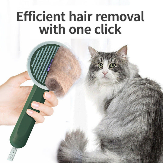 Pet Germicidal Sterilizing Comb Usb Rechargeable Cat Dog Automatic Hair Removal Brush Floating Beauty Comb Grooming Tool - Unique