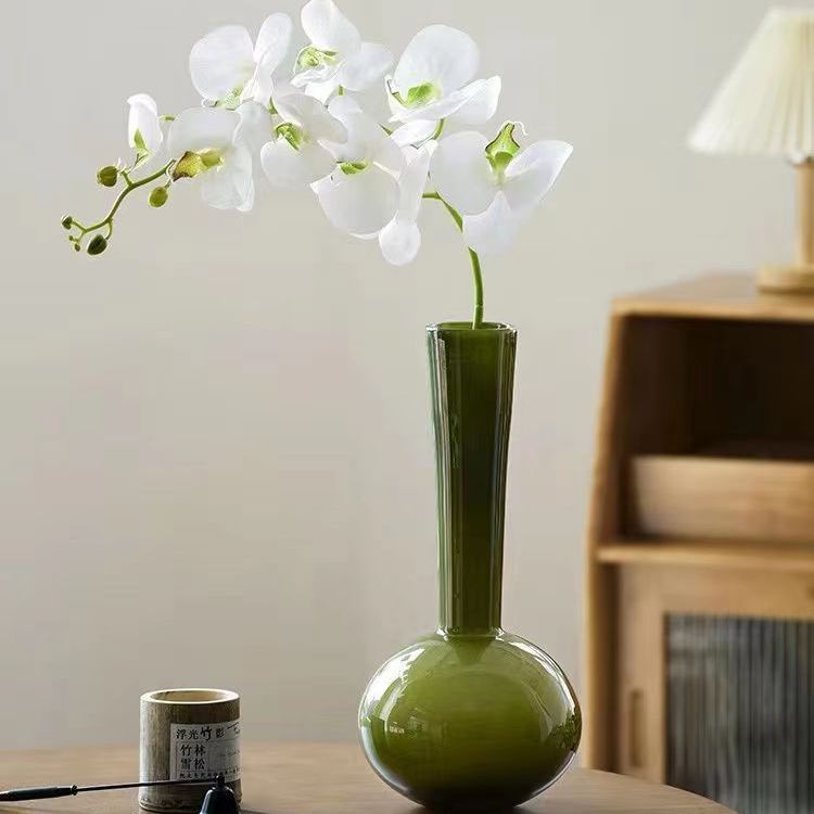 French Style Antique Glass Vase High Sense - Unique