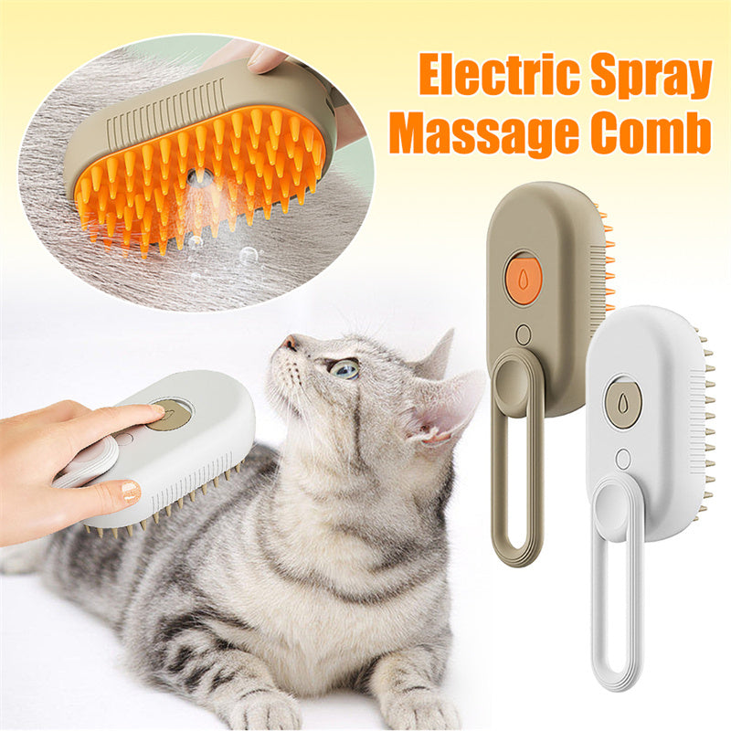 Cat Steam Brush Steamy Dog Brush 3 In 1 Electric Spray Cat Hair Brushes For Massage Pet Grooming Comb Hair Removal Combs Pet Products - Unique Unique Unique Cat Steam Brush Steamy Dog Brush 3 In 1 Electric Spray Cat Hair Brushes For Massage Pet Grooming Comb Hair Removal Combs Pet Products