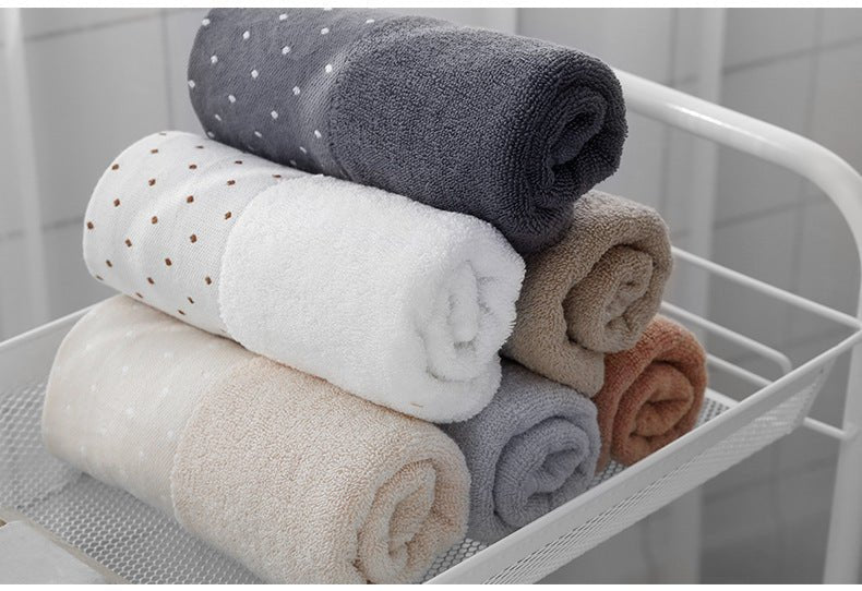 Thickened soft absorbent cotton face towel - Unique