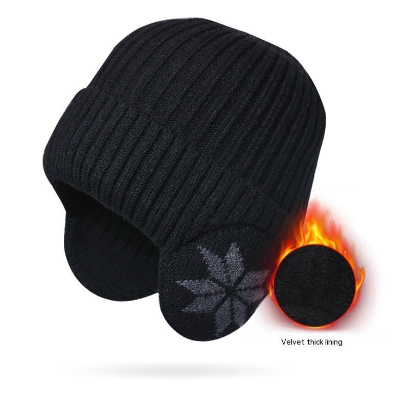 Thermal Knitting Woolen Cap Men's Fleece - lined Thickened Winter Trending Products - Unique