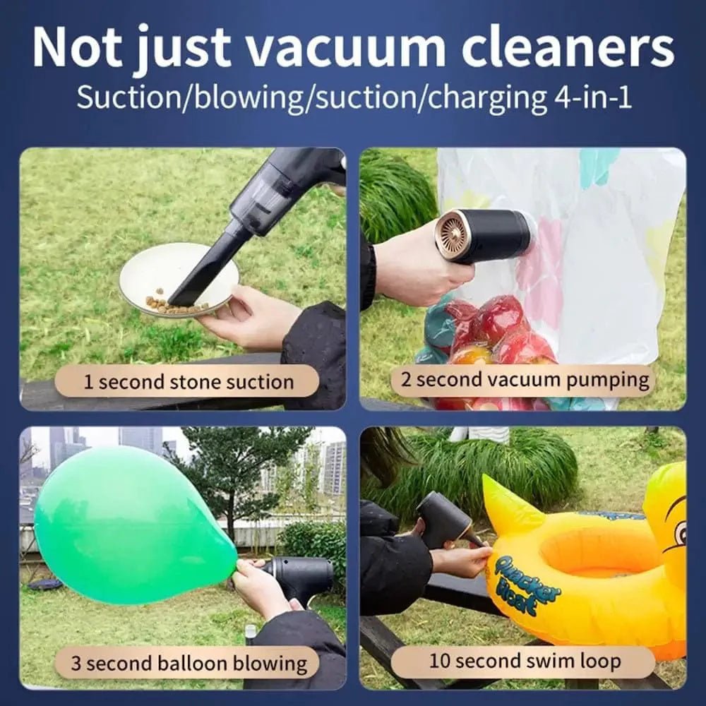 5 - in - 1 Cordless Car Vacuum Cleaner - High - Power 5000PA Suction, Brushless Motor, Compact & Multifunctional For Car, Home & Office - Unique