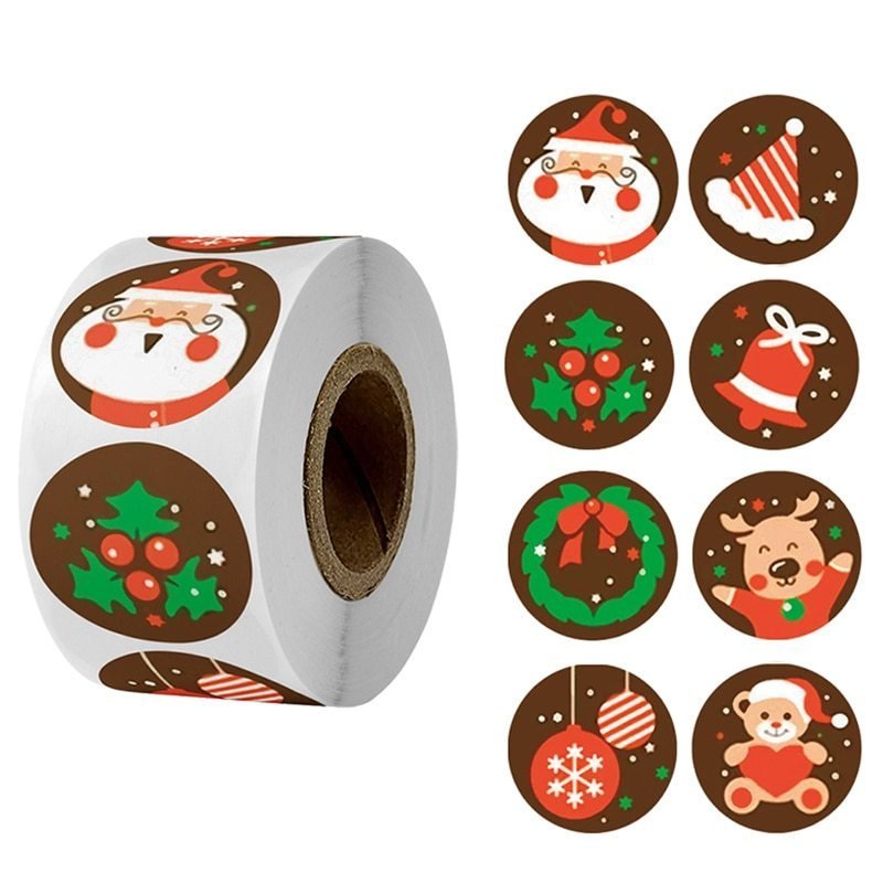 Christmas Day Decoration Gift Series Sticker Label - Unique