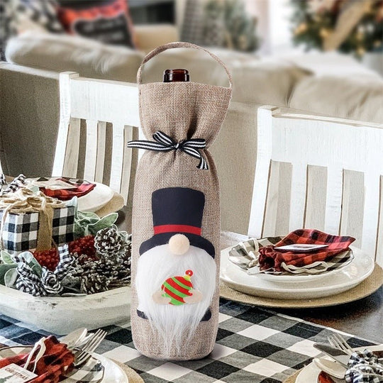 Christmas Decoration Supplies Bottle Cover - Unique