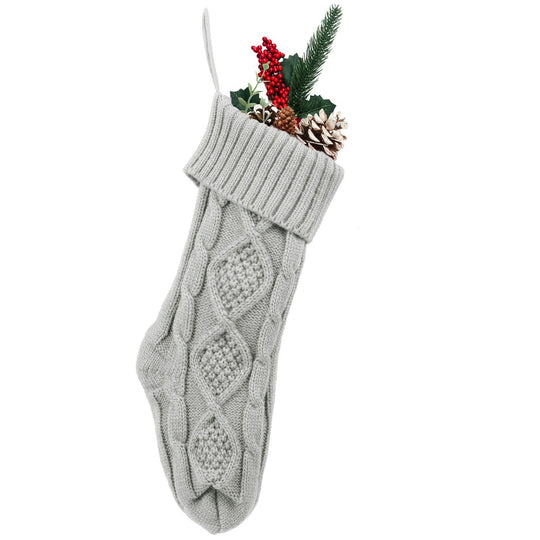 Embroidered Knitted Christmas Socks Decorative Products - Unique