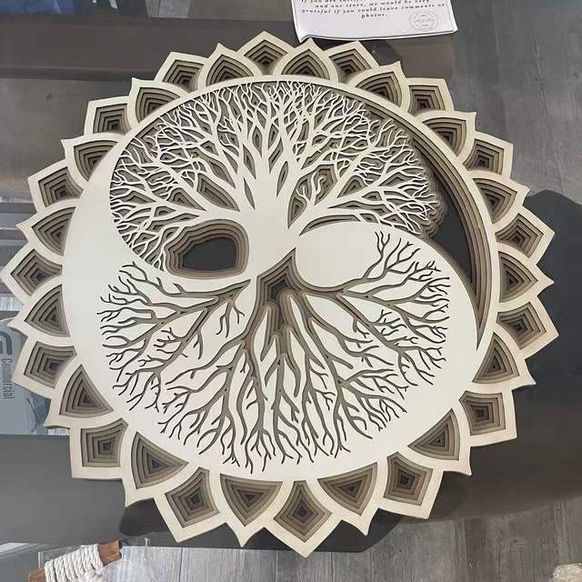 Sculpting The Tree Of Life Boho Wall Art Ornament - Unique