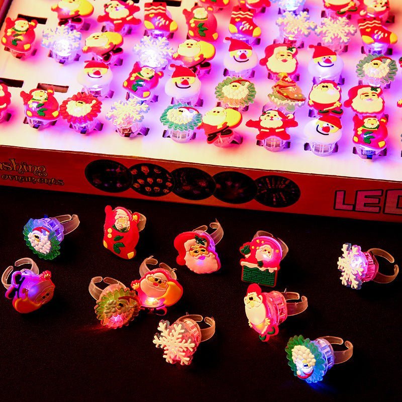 Small Gifts For Children Christmas Luminous Ring Toy Decoration - Unique