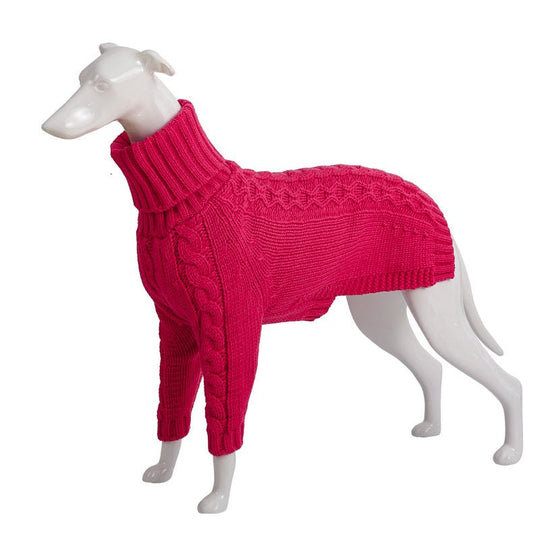 Winter Solid High Collar Dog Sweater Pet Products - Unique