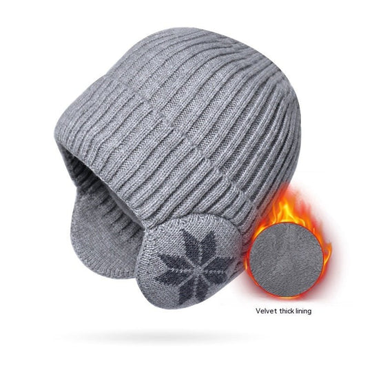 Thermal Knitting Woolen Cap Men's Fleece - lined Thickened Winter Trending Products - Unique