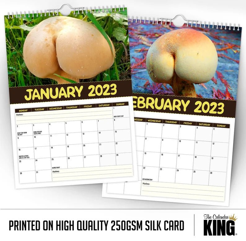 2024 New Cross - border Calendar Great Mushroom Calendar - Unique