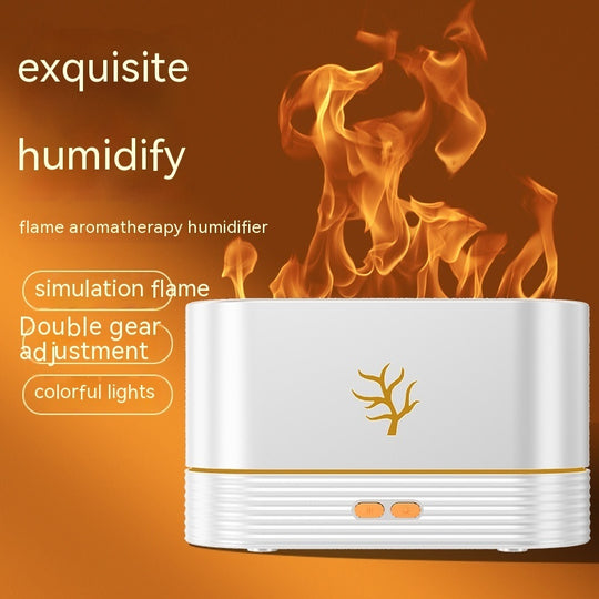 Flame Humidifier USB Smart Timing LED Electric Aroma Diffuser Simulation Fire Night Lamp Home Decor - Unique Unique Unique Flame Humidifier USB Smart Timing LED Electric Aroma Diffuser Simulation Fire Night Lamp Home Decor