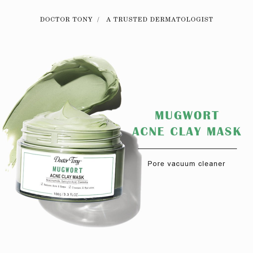 Argy Wormwood Clay Mask Skin Care Products Anti - acne - Unique