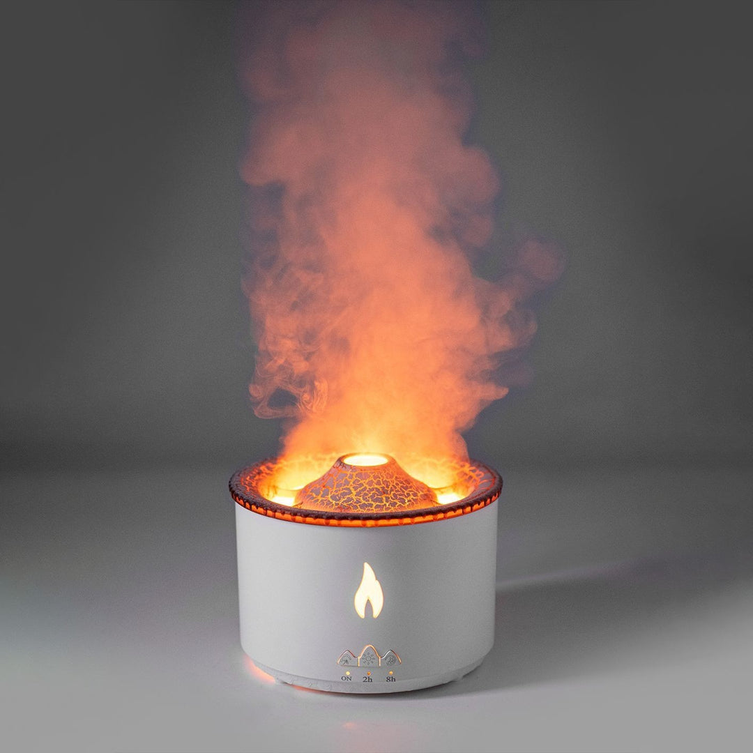 New Creative Ultrasonic Essential Oil Humidifier Volcano Aromatherapy Machine Spray Jellyfish Air Flame Humidifier Diffuser - Unique Unique Unique New Creative Ultrasonic Essential Oil Humidifier Volcano Aromatherapy Machine Spray Jellyfish Air Flame Humidifier Diffuser