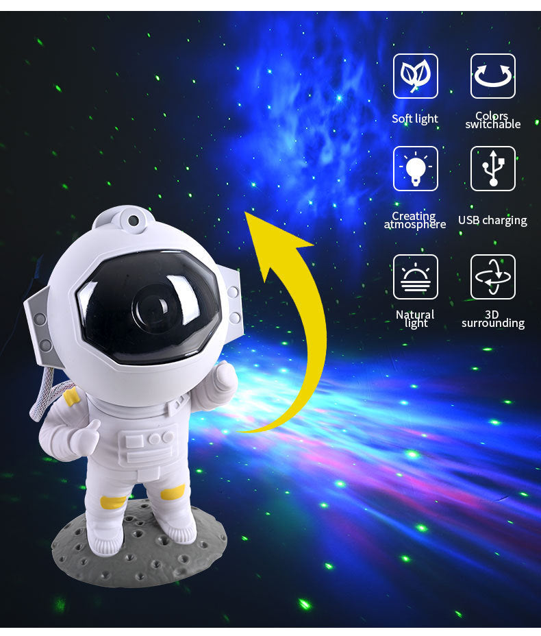 Galaxy Star Projector Starry Sky Night Light Astronaut Lamp Home Room Decor Decoration Bedroom Decorative Luminaires Gift - Unique Unique Unique Galaxy Star Projector Starry Sky Night Light Astronaut Lamp Home Room Decor Decoration Bedroom Decorative Luminaires Gift