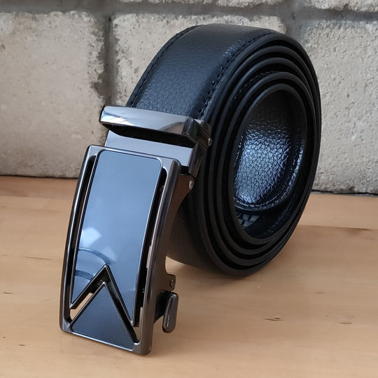 Men's Ratchet Belt Leather Mens Belt With Slide Buckle Ratchet Belts For Men USA - Unique