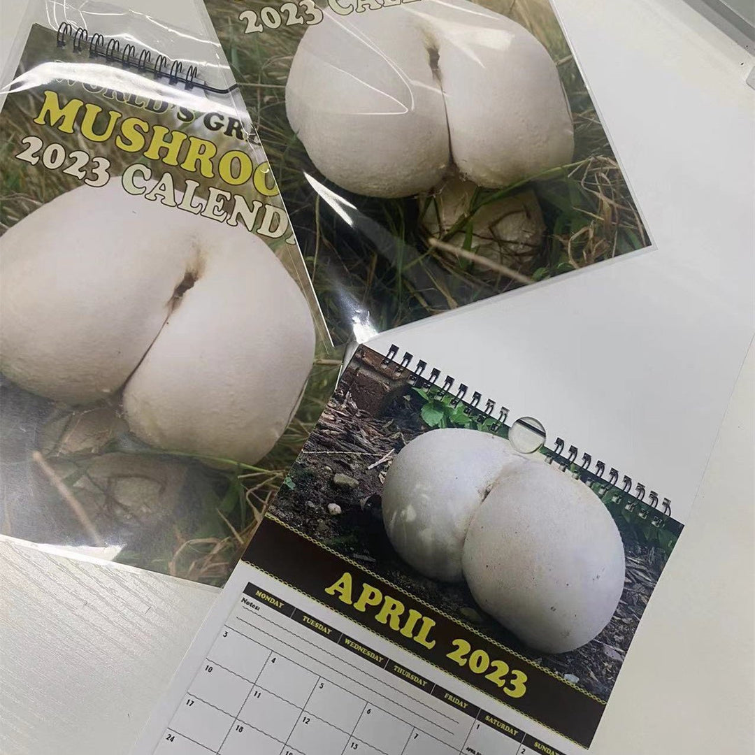 2024 New Cross - border Calendar Great Mushroom Calendar - Unique