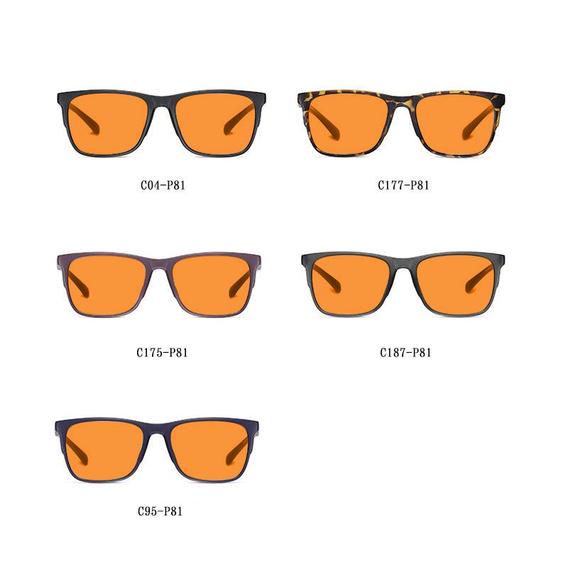 Cross - border Wild 2309 Orange Anti - blue Light UV Glasses New Products In Stock - Unique