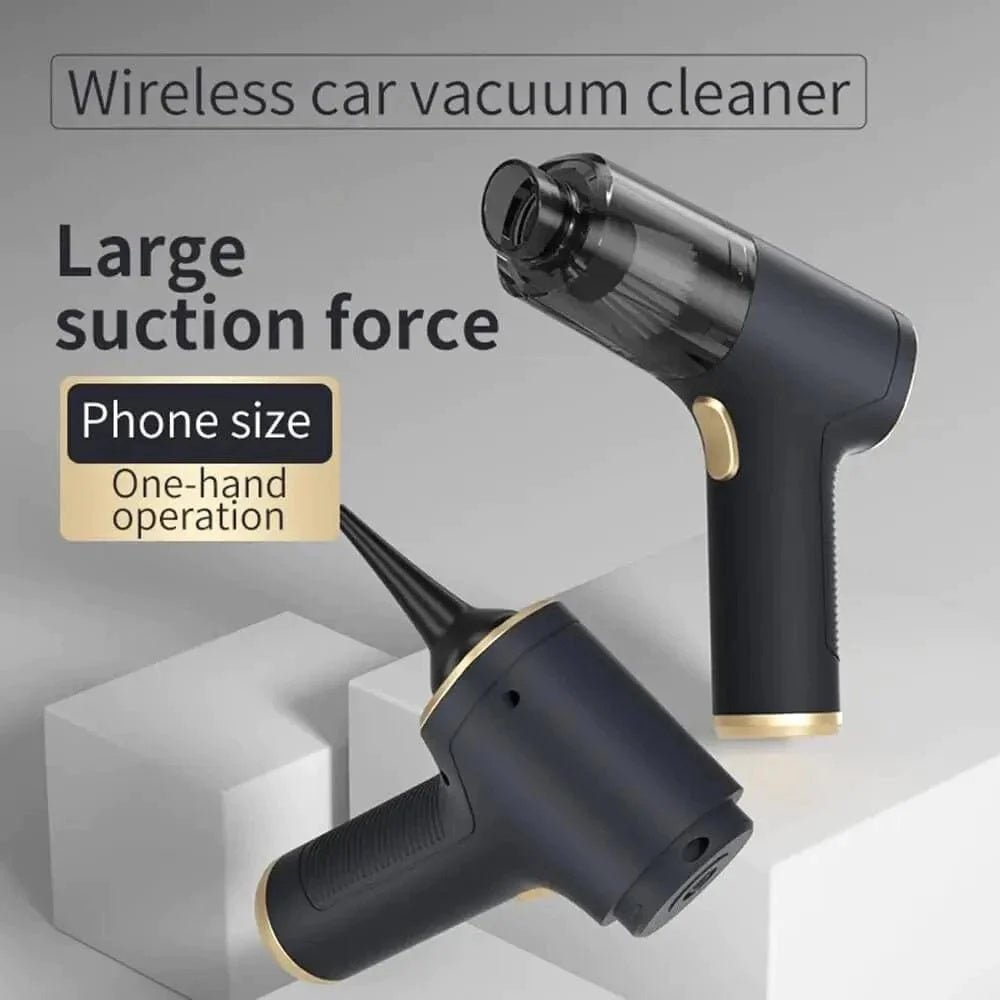 5 - in - 1 Cordless Car Vacuum Cleaner - High - Power 5000PA Suction, Brushless Motor, Compact & Multifunctional For Car, Home & Office - Unique