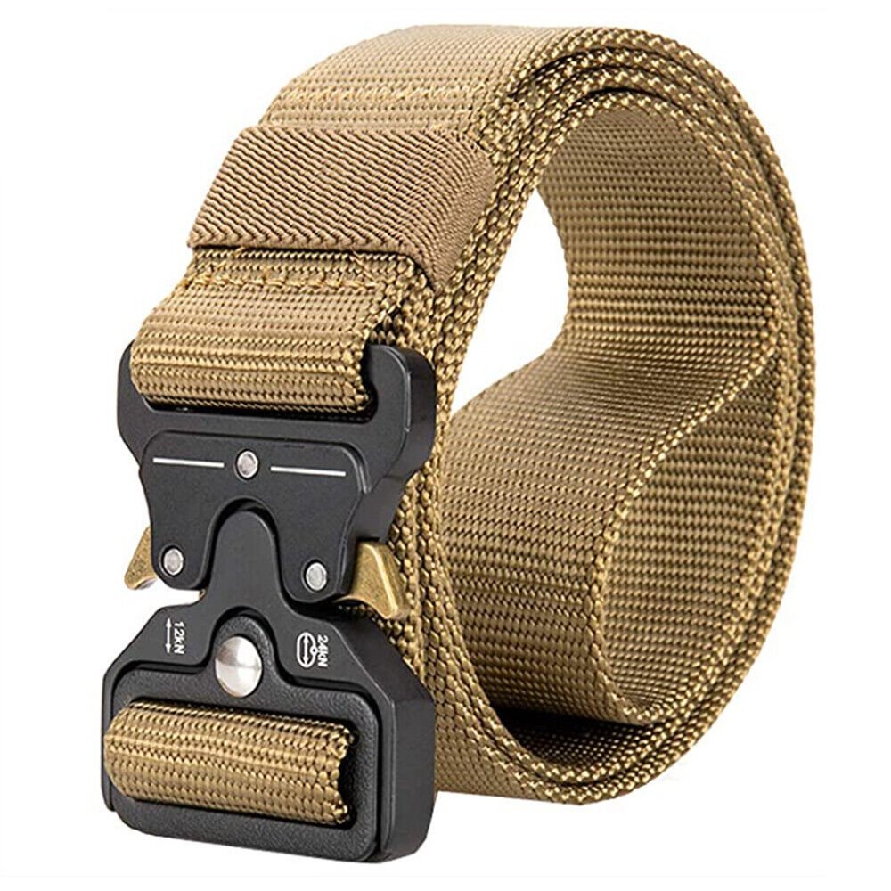 PREMIUM Men Casual Military Belt Tactical Waistband Rescue Rigger Nylon Belt USA - Unique