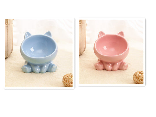 Ceramic Cat Bowl Cat Bowl Cat Food Bowl Neck Guard Oblique Mouth Dog Bowl Pet Bowl - Unique Unique Unique Ceramic Cat Bowl Cat Bowl Cat Food Bowl Neck Guard Oblique Mouth Dog Bowl Pet Bowl