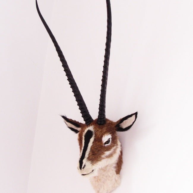 Leather Simulation Animal Head Animal Model Wall Hangings - Unique