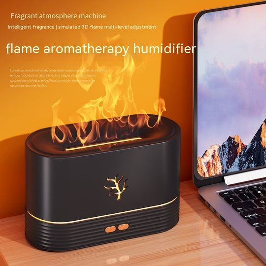 Flame Humidifier USB Smart Timing LED Electric Aroma Diffuser Simulation Fire Night Lamp Home Decor - Unique Unique Unique Flame Humidifier USB Smart Timing LED Electric Aroma Diffuser Simulation Fire Night Lamp Home Decor