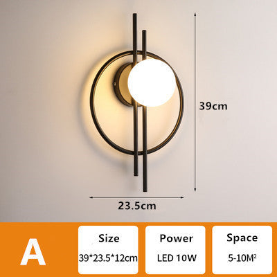 Home Living Room Background Wall Lamp