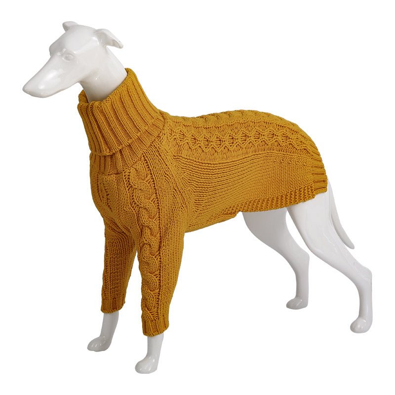 Winter Solid High Collar Dog Sweater Pet Products - Unique