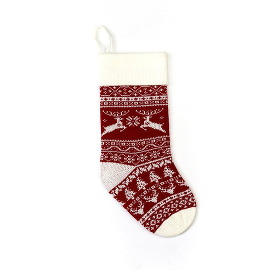 European And American Jacquard Yarn Gift Bag Christmas Decoration - Unique