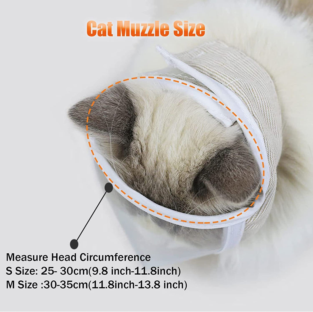 Anti Bite Puppy Kitten Muzzles Mask Pet Product Cat Muzzle Breathable Dogs Cats Bathing Grooming Tools