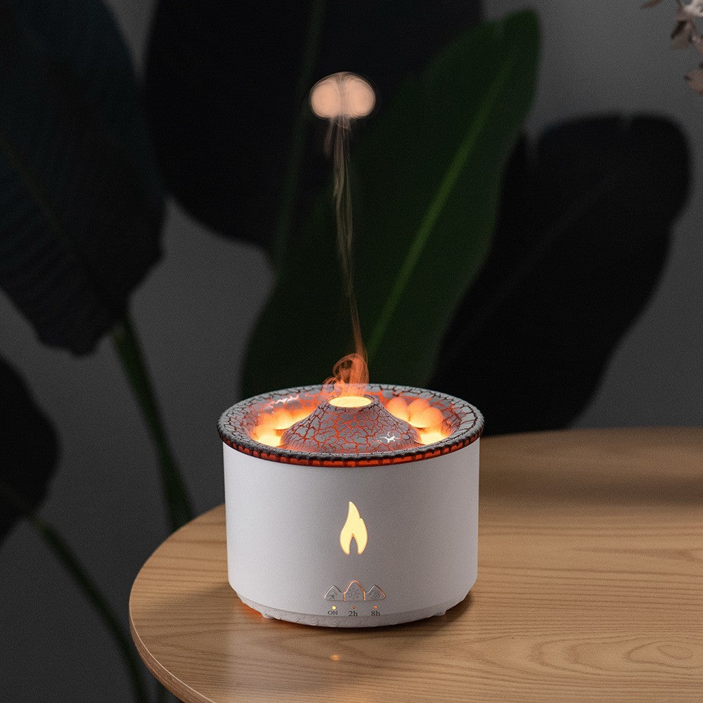 New Creative Ultrasonic Essential Oil Humidifier Volcano Aromatherapy Machine Spray Jellyfish Air Flame Humidifier Diffuser - Unique Unique Unique New Creative Ultrasonic Essential Oil Humidifier Volcano Aromatherapy Machine Spray Jellyfish Air Flame Humidifier Diffuser