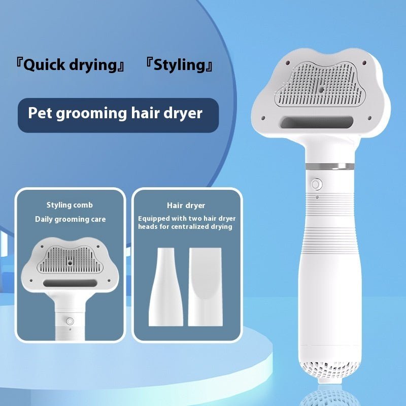 Two - in - one Pet Electric Hot Air One - click Hair Removal Pets Hair Dryer Pet Products - Unique