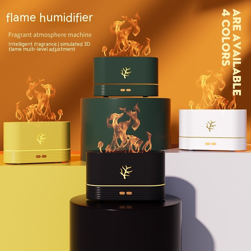 Flame Humidifier USB Smart Timing LED Electric Aroma Diffuser Simulation Fire Night Lamp Home Decor - Unique Unique Unique Flame Humidifier USB Smart Timing LED Electric Aroma Diffuser Simulation Fire Night Lamp Home Decor