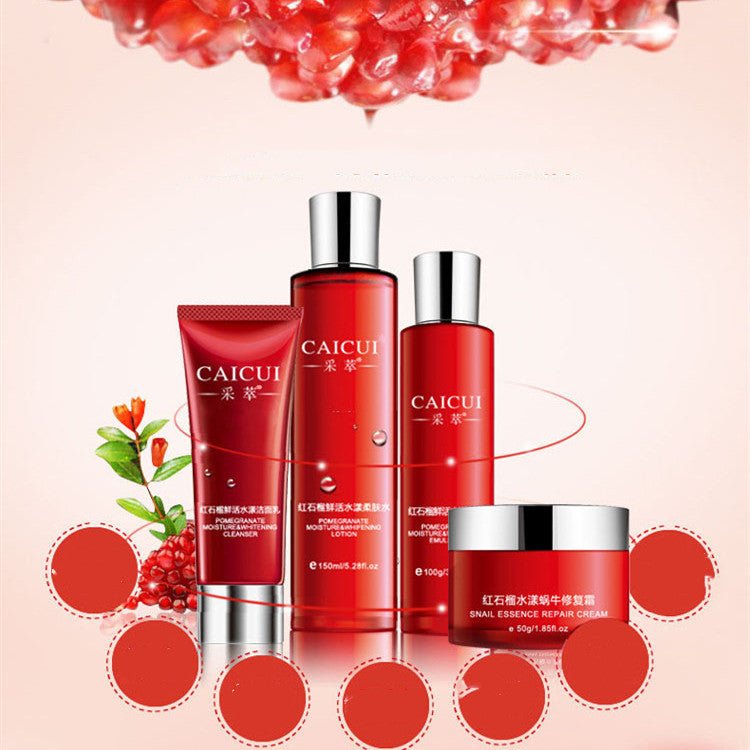 Pomegranate Set Moisturizing Cosmetics Skin Care Products - Unique