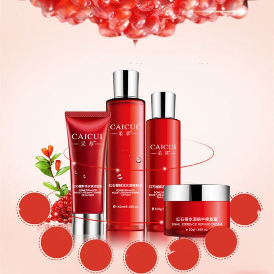 Pomegranate Set Moisturizing Cosmetics Skin Care Products - Unique