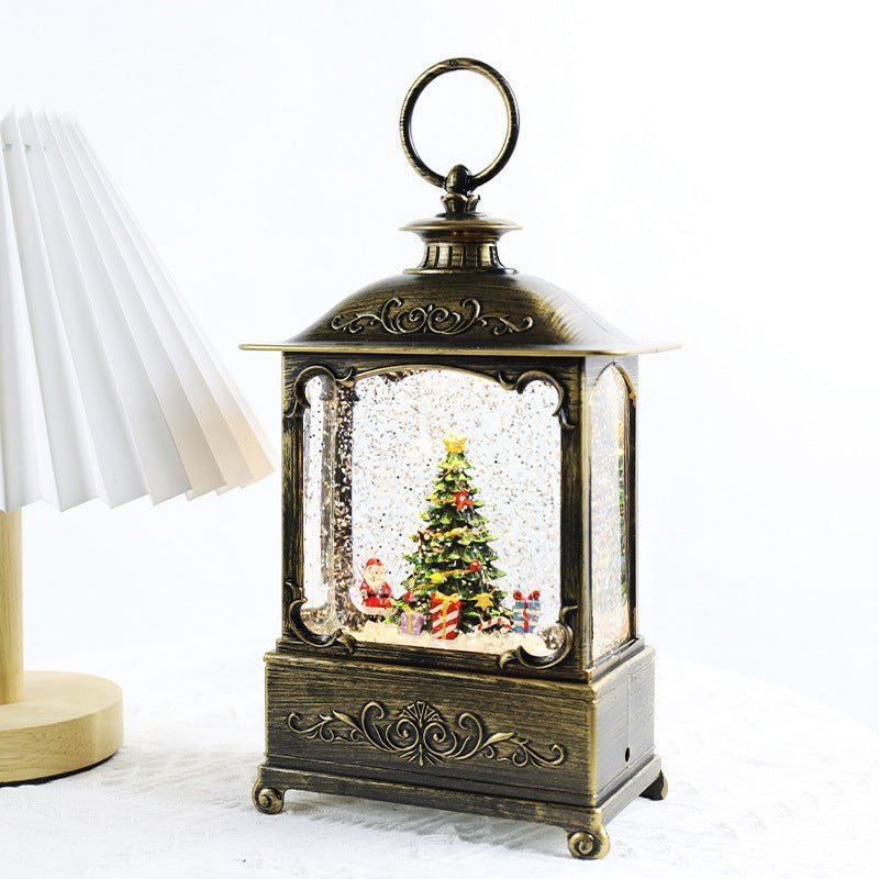 Christmas Decoration Decoration Crystal Lamp Music Box - Unique