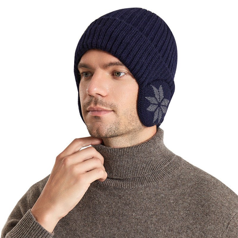 Thermal Knitting Woolen Cap Men's Fleece - lined Thickened Winter Trending Products - Unique