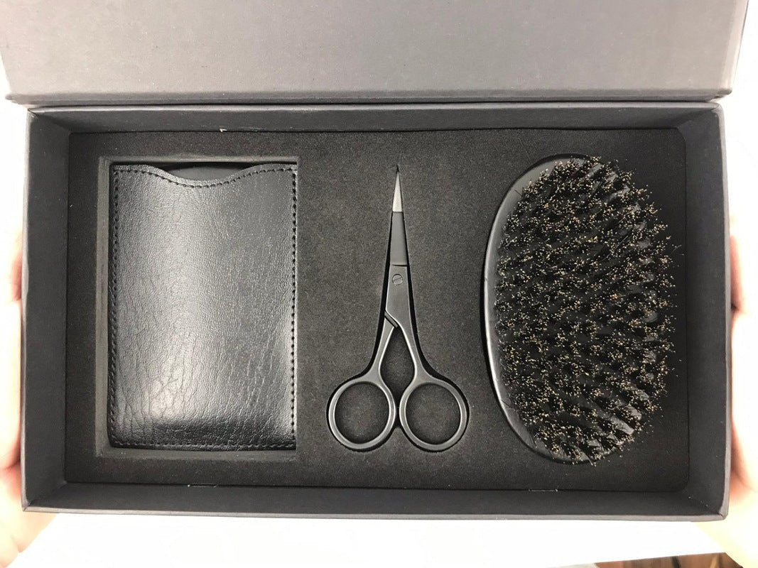 All Black Belt Box Beard Set Products - Unique