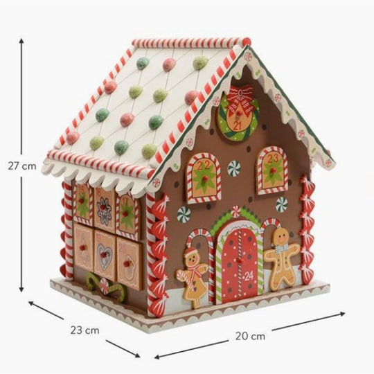 Christmas Tree Wooden Decoration Gingerbread House Party - Unique