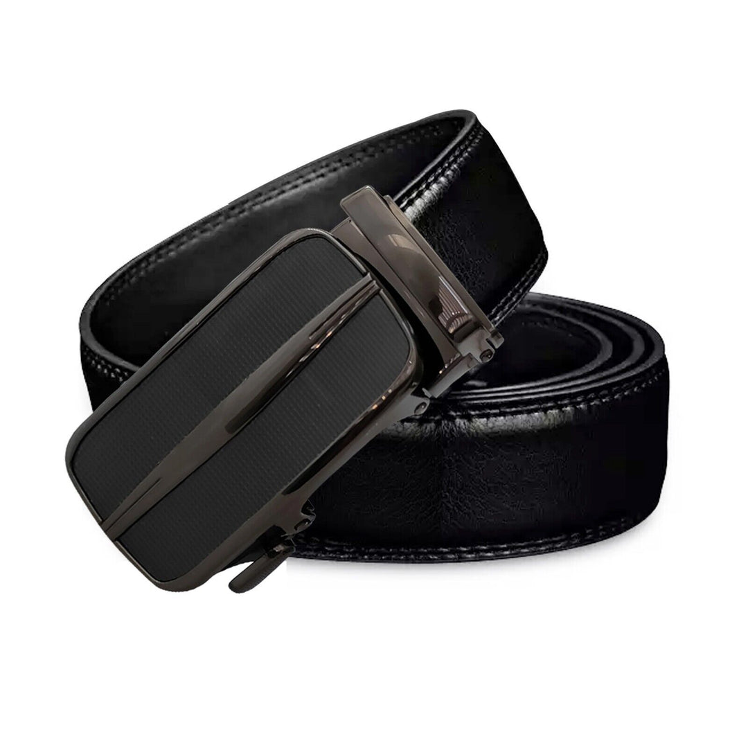 Men's Ratchet Belt Leather Mens Belt With Slide Buckle Ratchet Belts For Men USA - Unique