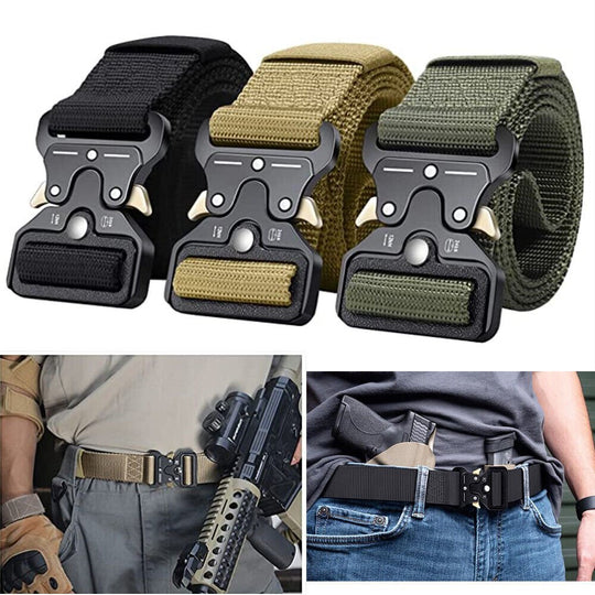 PREMIUM Men Casual Military Belt Tactical Waistband Rescue Rigger Nylon Belt USA - Unique