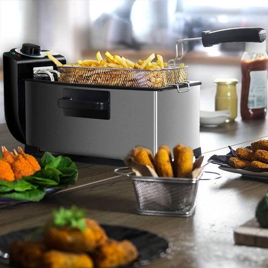 Household 3L French Fries Electromechanical Fryer - Unique