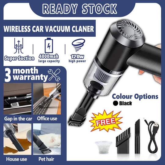 5 - in - 1 Cordless Car Vacuum Cleaner - High - Power 5000PA Suction, Brushless Motor, Compact & Multifunctional For Car, Home & Office - Unique