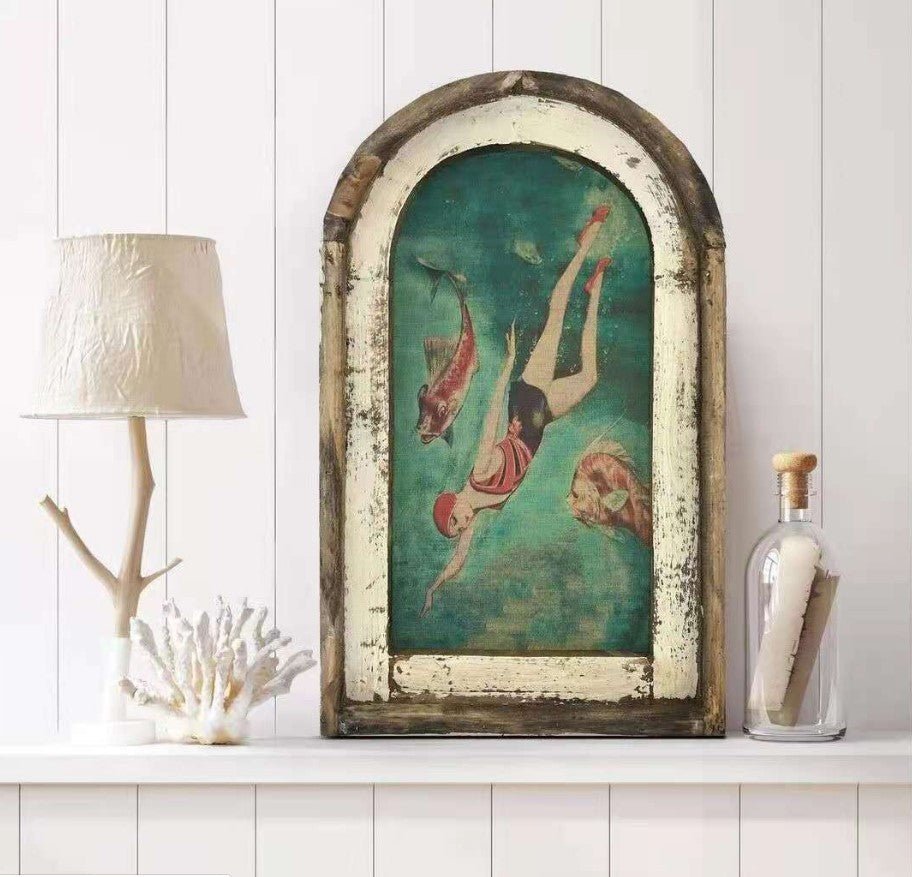 Swimming Wall Decorative Art Mural Wall Art - Unique