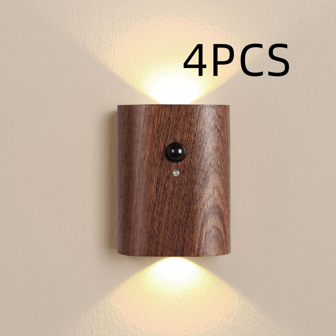 Hallway Access Wood Induction Light - Unique